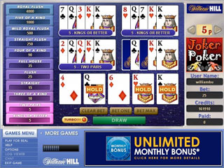 Online Video Poker - OnlineCasino.co.uk