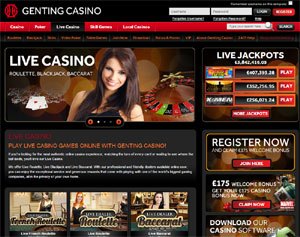 Genting Casino Screenshot